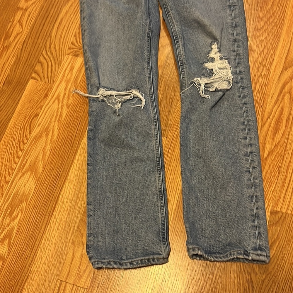 NWT Agolde Riley High Rise Jeans Size 25 - Picture 12 of 15